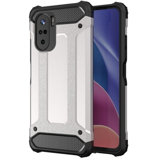 Θήκη Xiaomi Poco F3/Mi 11i - Sonique Heavy Armor - Ασημί image 0
