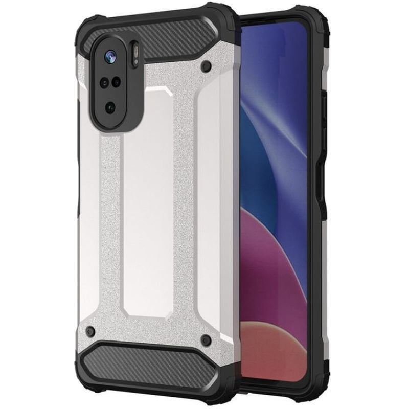 Θήκη Xiaomi Poco F3/Mi 11i - Sonique Heavy Armor - Ασημί