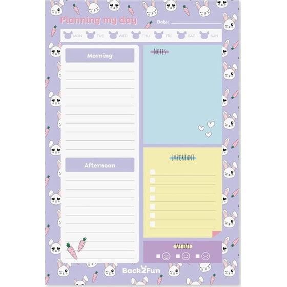 Εβδομαδιαίο English Planner Miquelrius Back2Fun Today's Plans 60Φ image 2