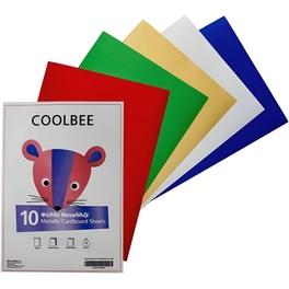 Χαρτί Μεταλλιζέ Coolbee 25x35 cm (10 Φύλλα)