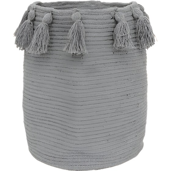 Καλάθι Αποθήκευσης Palamaiki Fabian Grey από Βαμβάκι 30x40 cm - Γκρι image 0