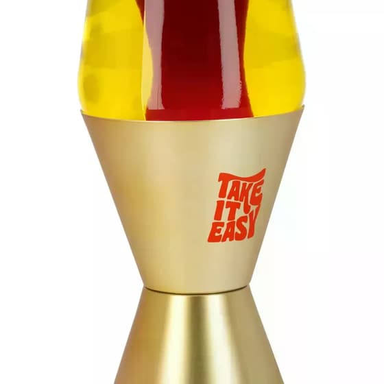 Λάμπα Γραφείου Legami Lava Gold image 1