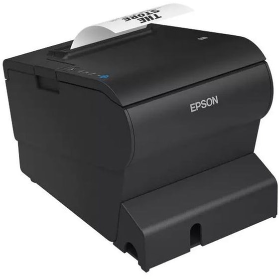 Epson TM-T88VII (112) USB, Eth, Serial, PS, Buzz - Μαύρο image 2