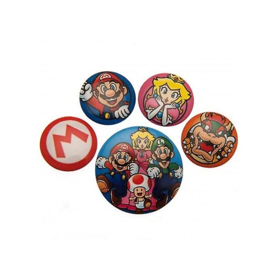 Σετ Κονκάρδες Pyramid International Super Mario - Πολύχρωμη image 1