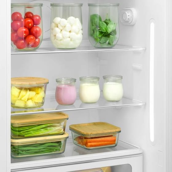 SMEG FAB28LRD6 270 Lt Κόκκινο Ψυγείο Μονόπορτο image 4