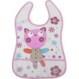 Cangaroo Αδιάβροχη Σαλιάρα Happy Meal Pink-blue 1004