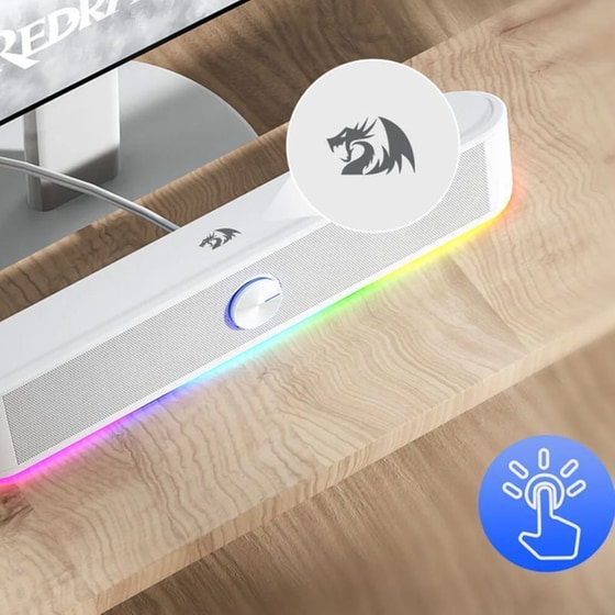 Redragon Adiemus GS560 Soundbar 6W 2.0 - Λευκό image 5