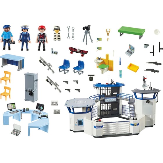 PLAYMOBIL® City Action Αρχηγείο Αστυνομίας και Φυλακή Ασφαλείας (6919) image 1