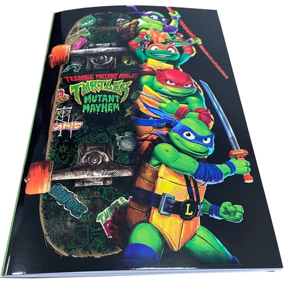 Τετράδιο Καρφίτσα Gim Ninja Turtles Movie 40 Φύλλων image 0