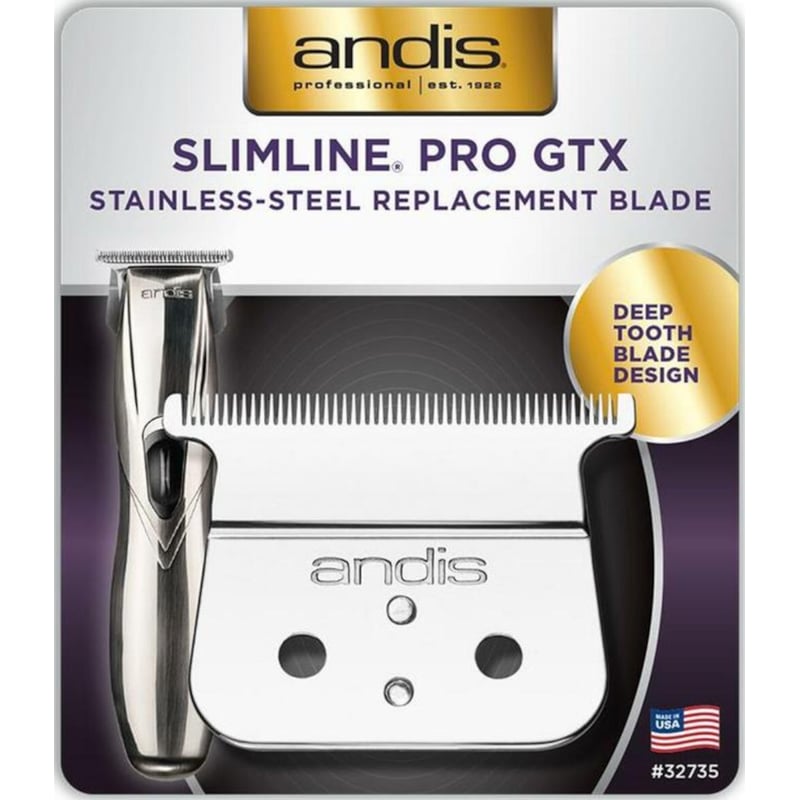 Ανταλλακτικό Κοπτικό ΑNDIS Slimline Pro Gtx Stainless Steel 32735 για Κουρευτική Μηχανή Ασημί