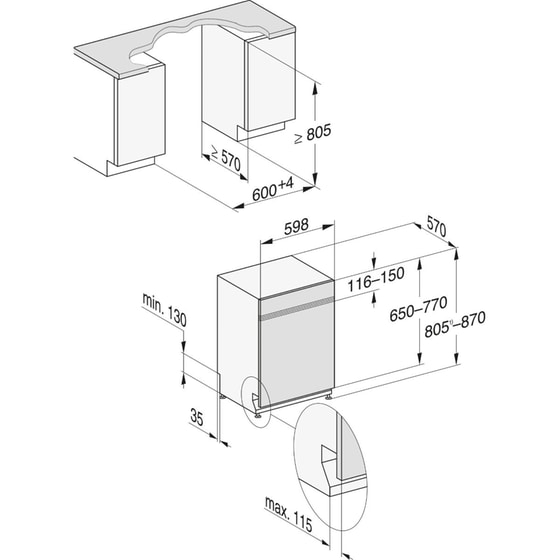 MIELE G 5410 SCi Active Plus για 14 Σερβίτσια Εντοιχιζόμενο Πλυντήριο Πιάτων image 6