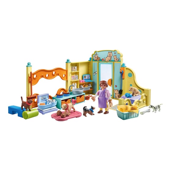 PLAYMOBIL® My Life Σταθμός Φροντίδας Κουταβιών (71743) image 1