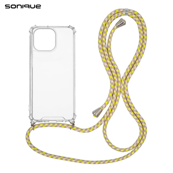 Θήκη Apple iPhone 14 Pro Max - Sonique Armor Clear - Rainbow Κίτρινο image 0