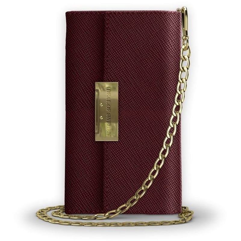 IDEAL OF SWEDEN Θήκη Apple iPhone 11 Pro Max/XS Max - Ideal Of Sweden Wallet Kensington Crossbody Clutch - Burgundy