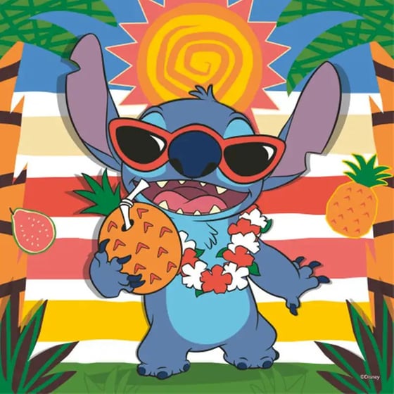 Παιδικό Παζλ Ravensburger Disney Stitch (3x49 Κομμάτια) image 2