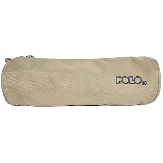 Κασετίνα Βαρελάκι Polo Pins Beige image 0