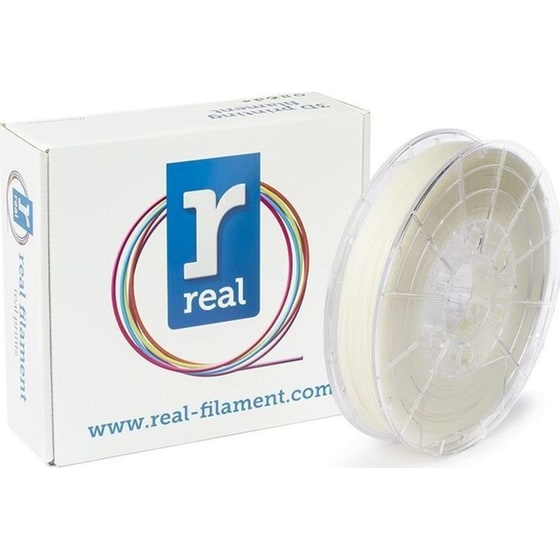 Real Filaments νήμα 3D εκτυπωτή PLA Tough - 0.5kg 1.75mm - Λευκό image 0