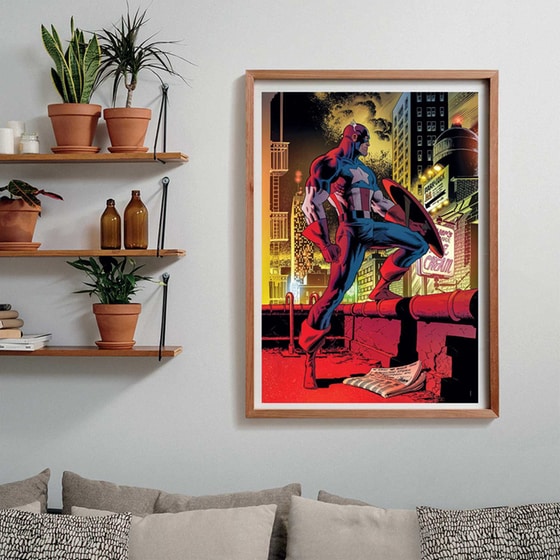 Παζλ Clementoni High Quality Collection Marvel Captain America - Compact Box (1000 Κομμάτια) image 3