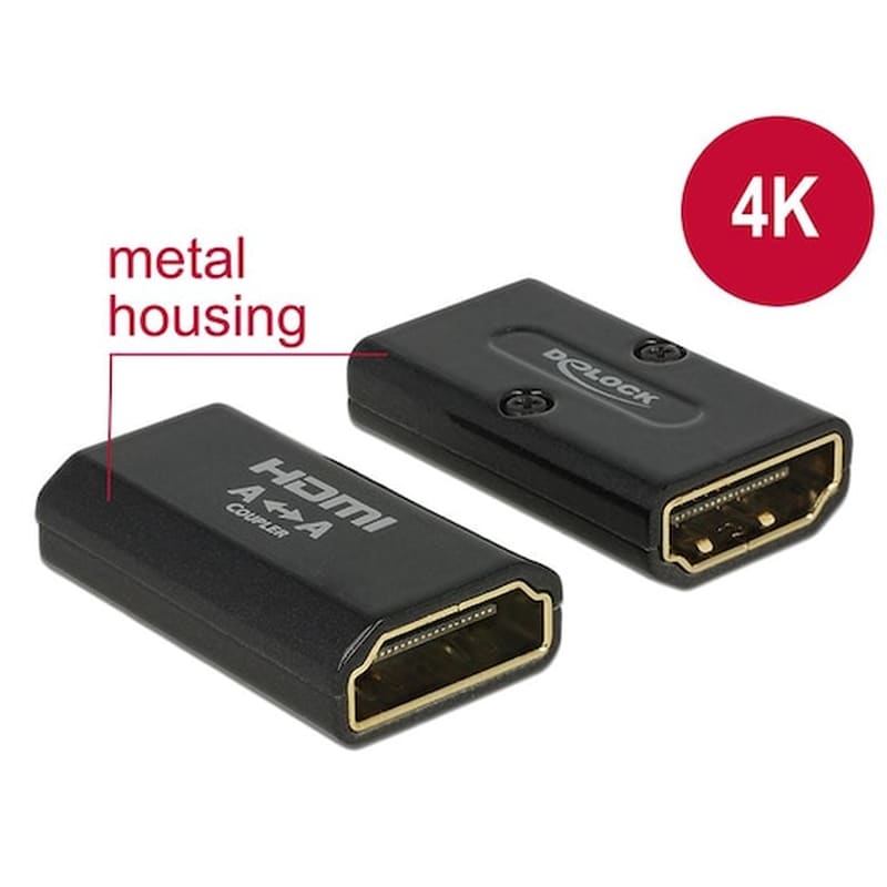 DELOCK Delock Hdmi Αντάπτορας Από Hdmi-a Female Σε Hdmi-a Female