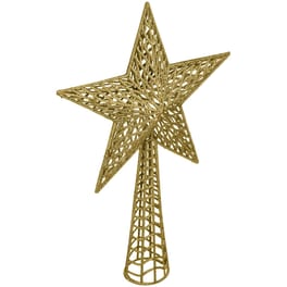 Χριστουγεννιάτικο Στολίδι Spitishop A-s Gold 166014c Πλαστικό 1 Τμχ - Κορυφή Δέντρου
