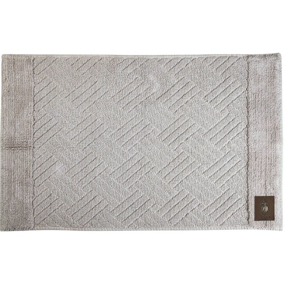 Πατάκι Μπάνιου Greenwich Polo Club 2588 Ορθογώνιο Βαμβακερό 50x80 cm - Εκρού image 0