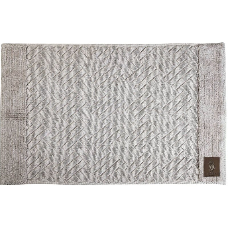 Πατάκι Μπάνιου Greenwich Polo Club 2588 Ορθογώνιο Βαμβακερό 50x80 cm - Εκρού