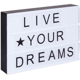 Διακοσμητικό Φωτιστικό Light Box Spitishop με Led 5.5x22cm - Λευκό