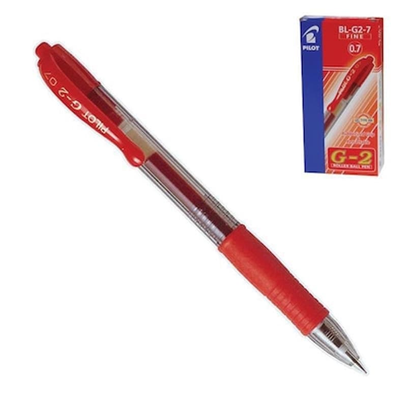 Pilot Στυλό Gel G2 Fine Κόκκινο 0,7mm