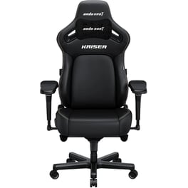 Καρέκλα Gaming Anda Seat Kaiser 4 XL από Δερματίνη - Μαύρη