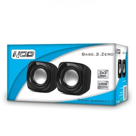 Ηχεία 2.0 Nod Base.2.zero 6W - Black image 1