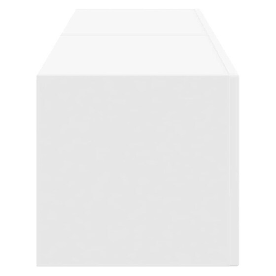Έπιπλο Τηλεόρασης VidaXL Επιτοίχιο 2 τμχ 60 x 31 x 29,5 cm - Λευκό image 4