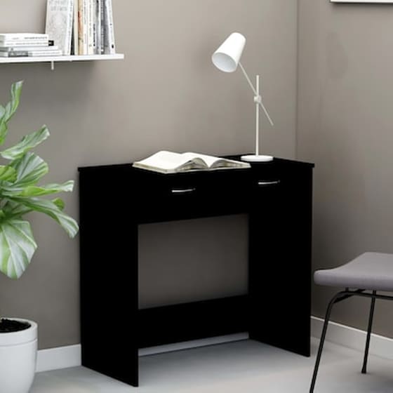 Γραφείο Μελέτης VidaXL από Μοριοσανίδα 80x40x75cm - Μαύρο image 0