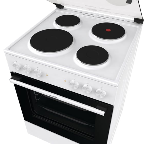 Ηλεκτρική Κουζίνα Εμαγιέ GORENJE GE6A40WB 71 lt Λευκό image 2