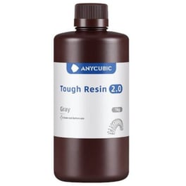 Ρητίνη 3D Εκτυπωτή Anycubic Tough Resin 2.0 1kg  - Γκρι