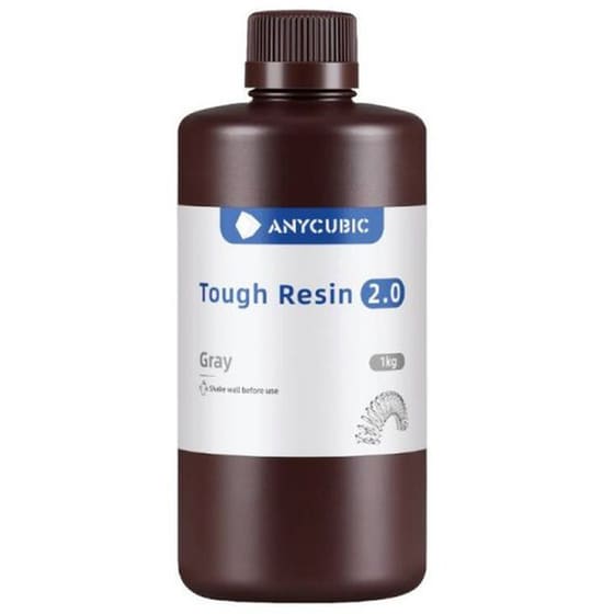 Ρητίνη 3D Εκτυπωτή Anycubic Tough Resin 2.0 1kg  - Γκρι image 0