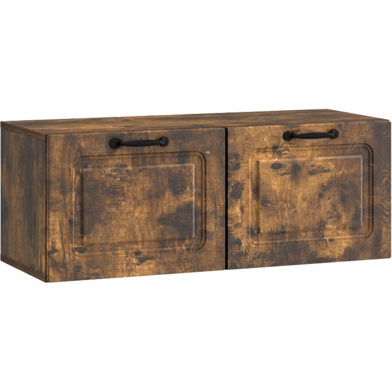 Επιτοίχιο Έπιπλο Τηλεόρασης VidaXL 78.5x31x30 cm - Καφέ Δρυς