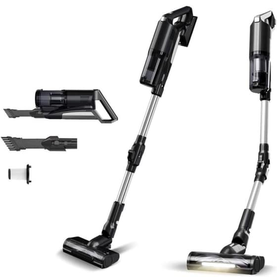 TURBOTRONIC Cyclonic System TT-CV11 22.2 V 0.6 L Μαύρη Σκούπα Stick image 1