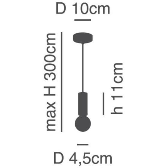 Φωτιστικό Οροφής Μονόφωτο Homelighting Adept Tube 77-8265 Μεταλλικό - Ασημί image 1