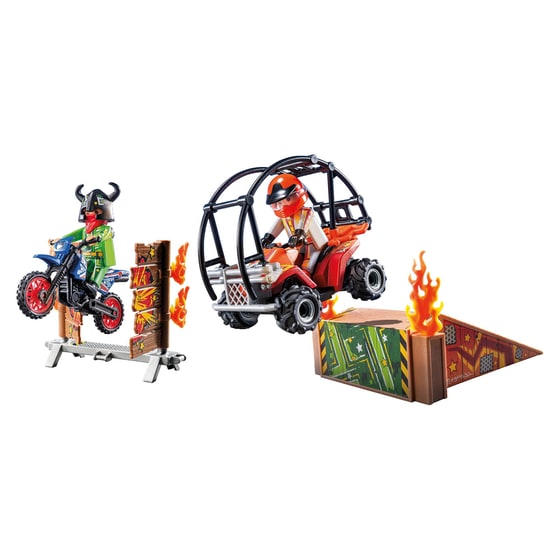Playmobil Ακροβατικά με Γουρούνα και Μηχανή (71808) image 1