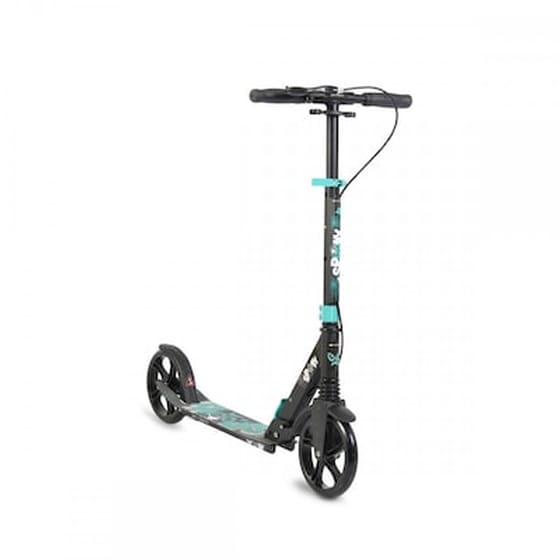 Παιδικό Πατίνι Δίτροχο Byox Spooky Αλουμινίου με Δώρο Κουδουνάκι - Μαύρο/ Τιρκουάζ image 0