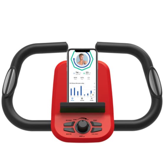 Ελλειπτικό Μηχάνημα Turbotronic St-x6 Μαγνητικό (Χειροκίνητο) - Μαύρο/Κόκκινο image 6