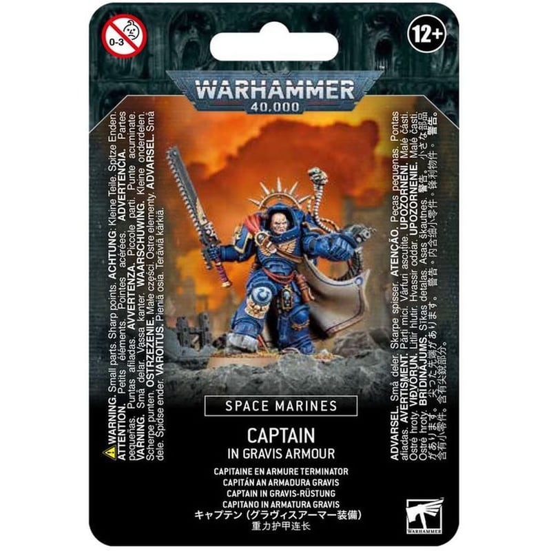 Space Marines Captain In Gravis Armour Warhammer 40k GAMES WORKSHOP