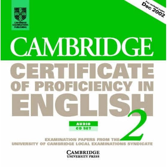 CAMBRIDGE CERTIFICATE OF PROFICIENCY IN image 0