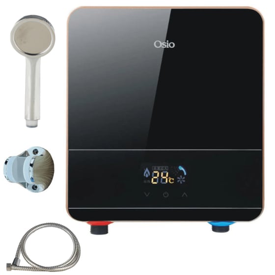 OSIO OHF-2570B Ηλεκτρικός Ταχυθερμαντήρας Μπάνιου με Οθόνη και Τηλέφωνο 5500W image 0
