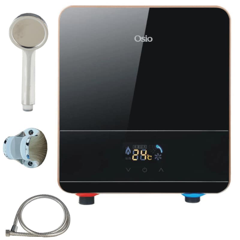 OSIO OSIO OHF-2570B Ηλεκτρικός Ταχυθερμαντήρας Μπάνιου με Οθόνη και Τηλέφωνο 5500W