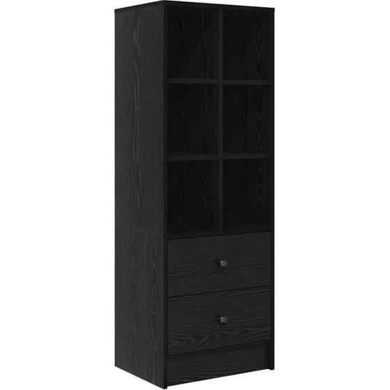 Γραφείο VidaXL 145,5x50x127 cm - Μαύρη Οξιά (2 τεμ.) image 4