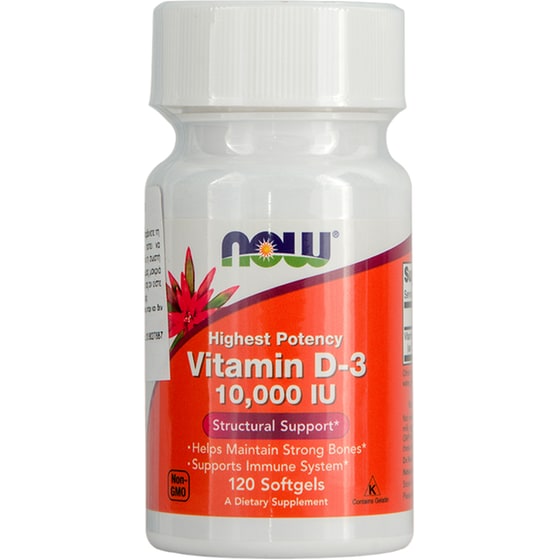 Now Vitamin D3 10000IU - 120 κάψουλες image 0