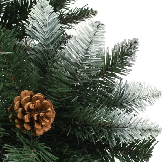 Χριστουγεννιάτικο Δέντρο VidaXL Χιονισμένο 2.10m - Πράσινο image 2