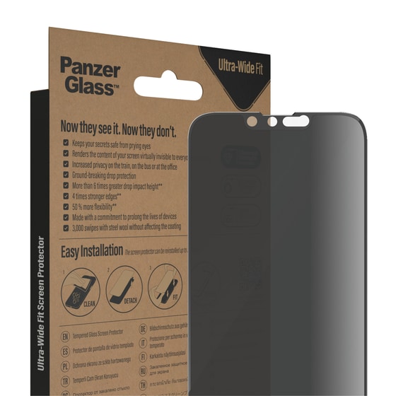 Προστατευτικό οθόνης Apple iPhone 14/iPhone 13 Pro/iPhone 13 - PanzerGlass Privacy Glass image 7