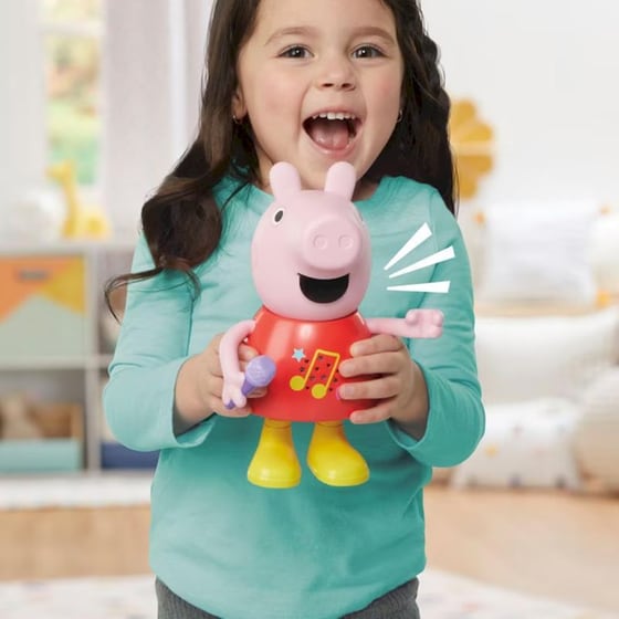 Hasbro Κούκλα Peppa Pig που Μιλάει και Τραγουδάει (G0518) image 6